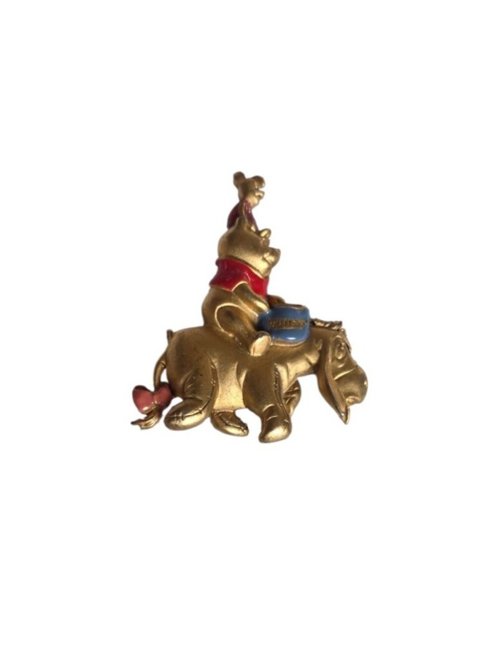 Disney 3D Piglet, Pooh & Eeyore Retired Brooch Pin 2214